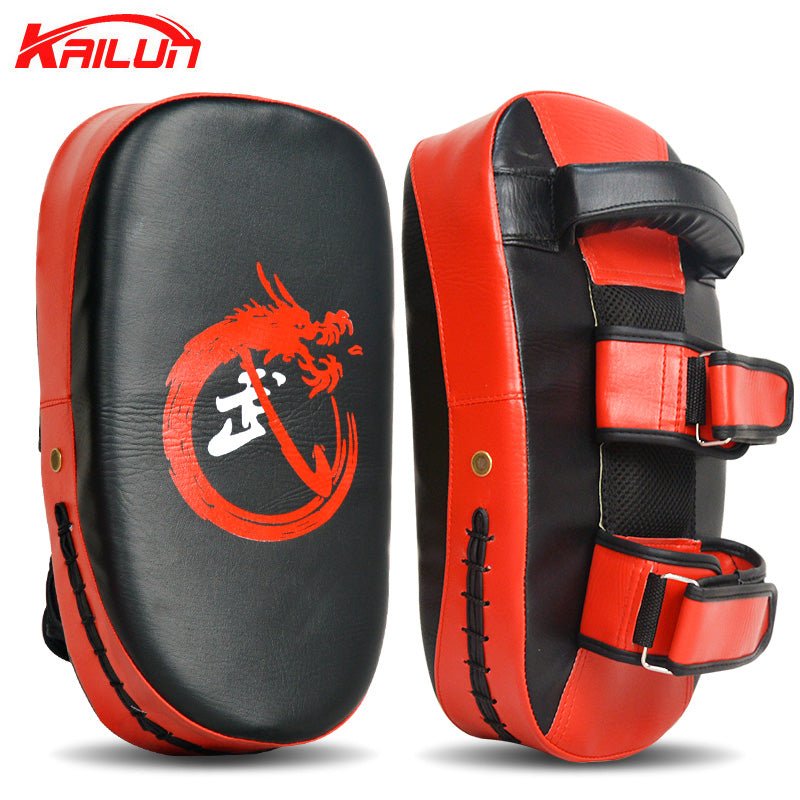 Tailun Foot Target Sanda Boxing Muay Thai Foot Target Thickened Arc-Shaped Hand Target Adult and Children Foot Target Taekwondo Training Target - Yallafit