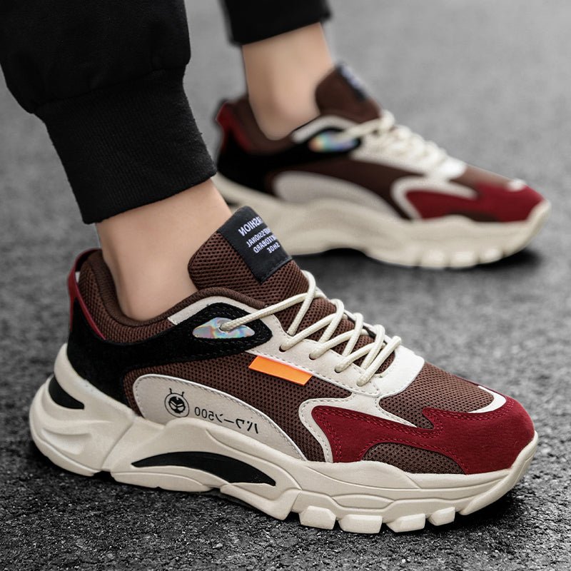 Thick Sole Casual Running Teen Trend Non Slip Men's Shoes - Yallafit