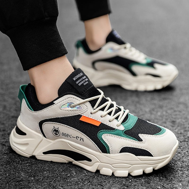 Thick Sole Casual Running Teen Trend Non Slip Men's Shoes - Yallafit