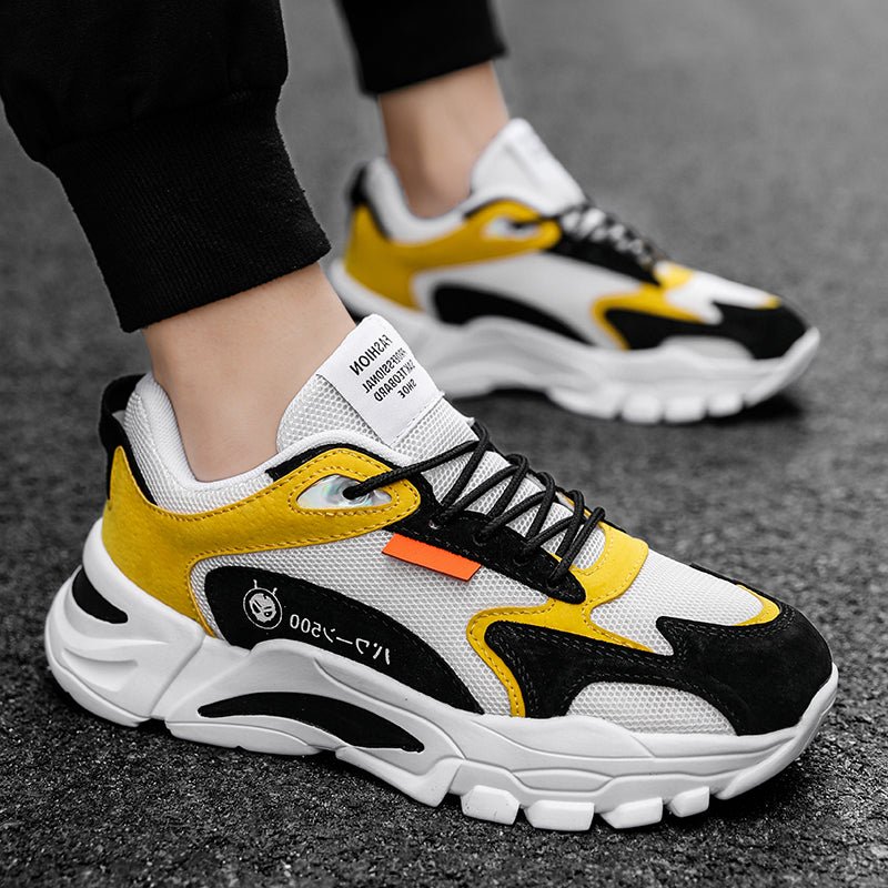 Thick Sole Casual Running Teen Trend Non Slip Men's Shoes - Yallafit