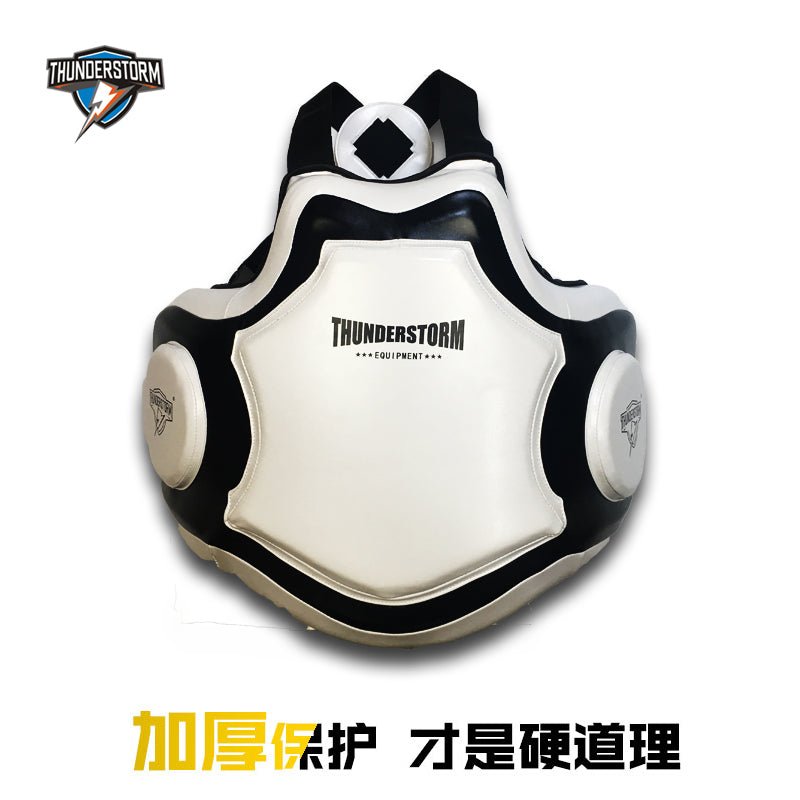 Thunder Boxing Thickened Chest Target Pad Sanda Muay Thai Chest Protection Fight Training Waist Pad Whip Leg Side Kick Target Waist Protection Protective Gear - Yallafit
