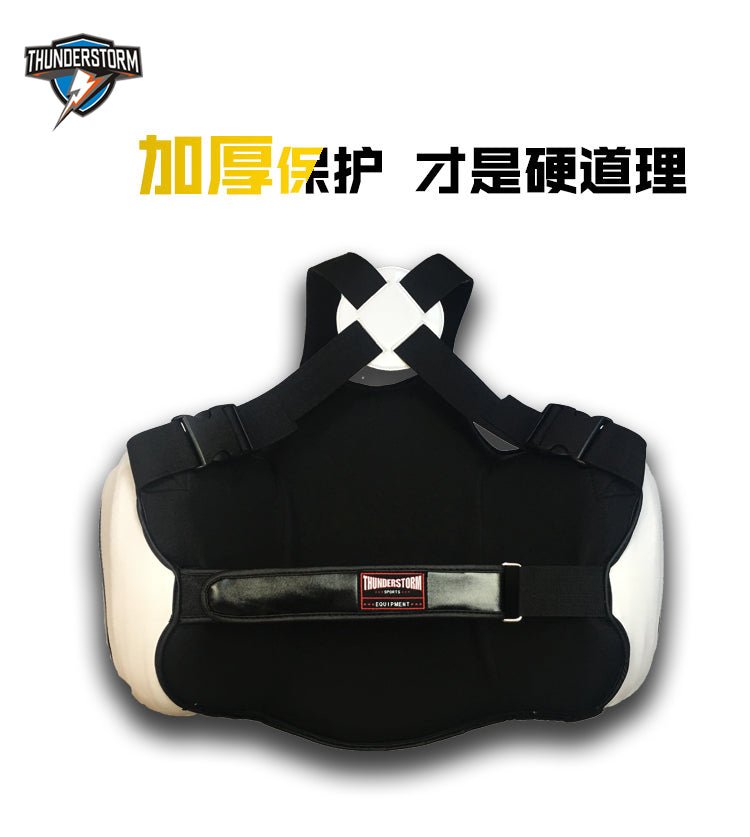 Thunder Boxing Thickened Chest Target Pad Sanda Muay Thai Chest Protection Fight Training Waist Pad Whip Leg Side Kick Target Waist Protection Protective Gear - Yallafit