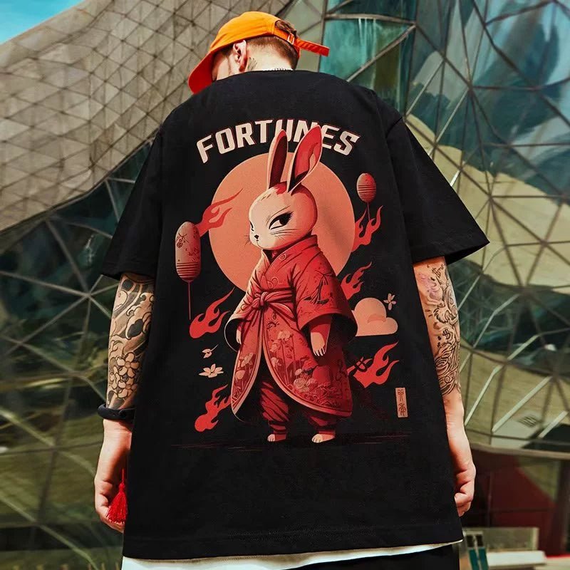 Trendy 150.00kg plus Size Fatty Loose All-Match Short Sleeve T-shirt - Yallafit