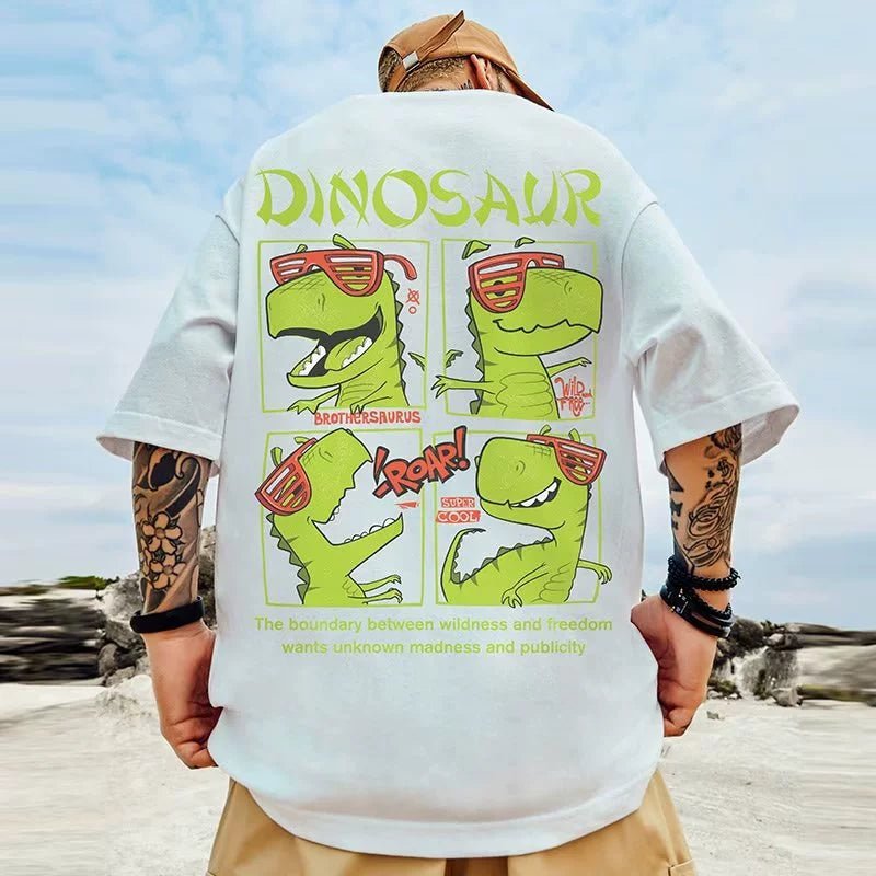 Trendy 150.00kg plus Size Fatty Loose All-Match Short Sleeve T-shirt - Yallafit