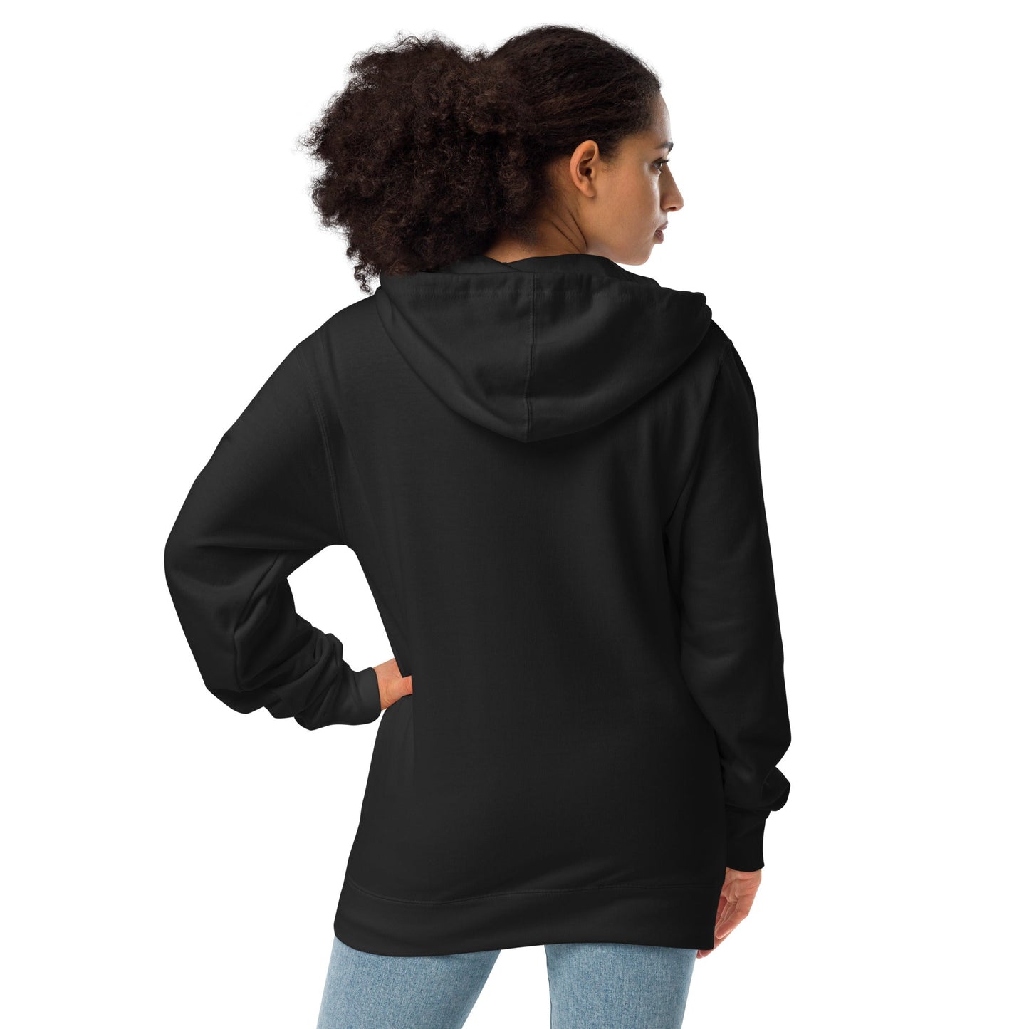 Unisex fleece zip up hoodie - Yallafit