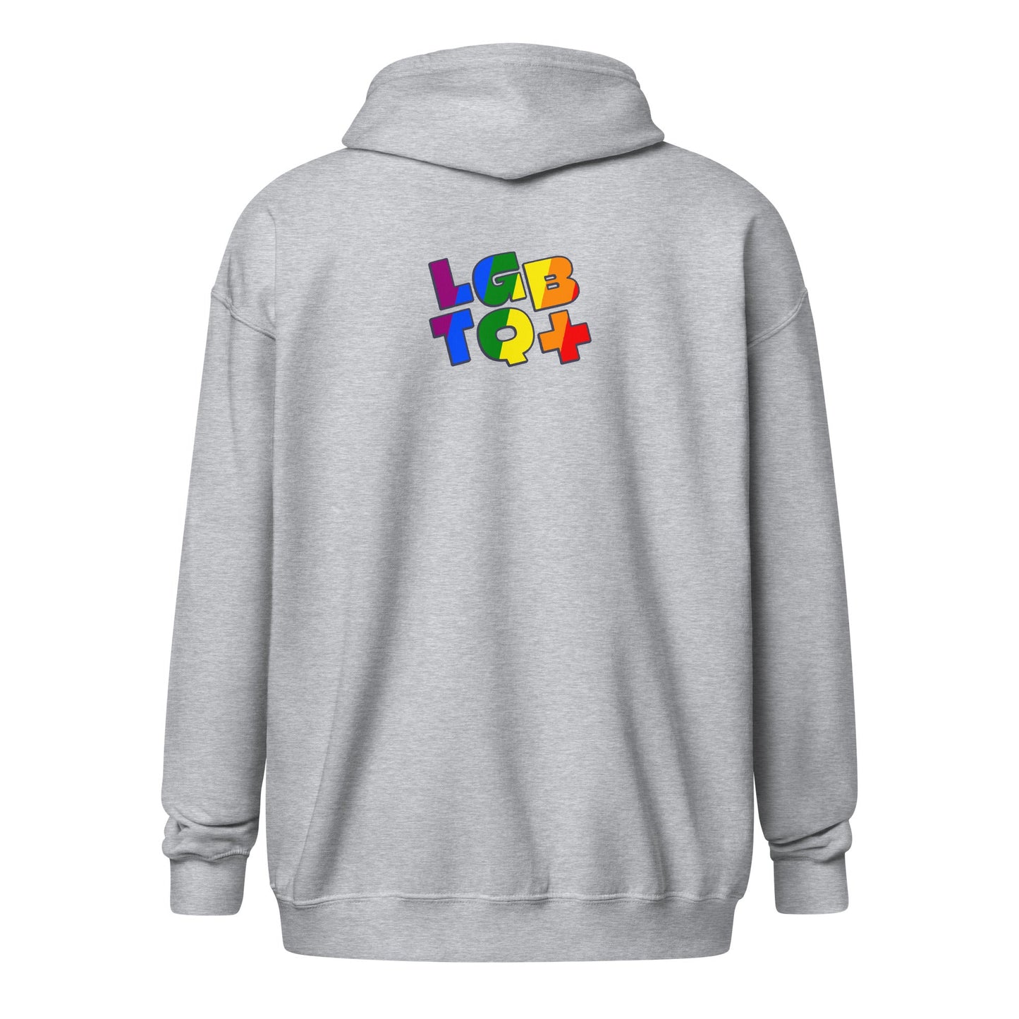 Unisex heavy blend zip hoodie - LGBTQ - Yallafit