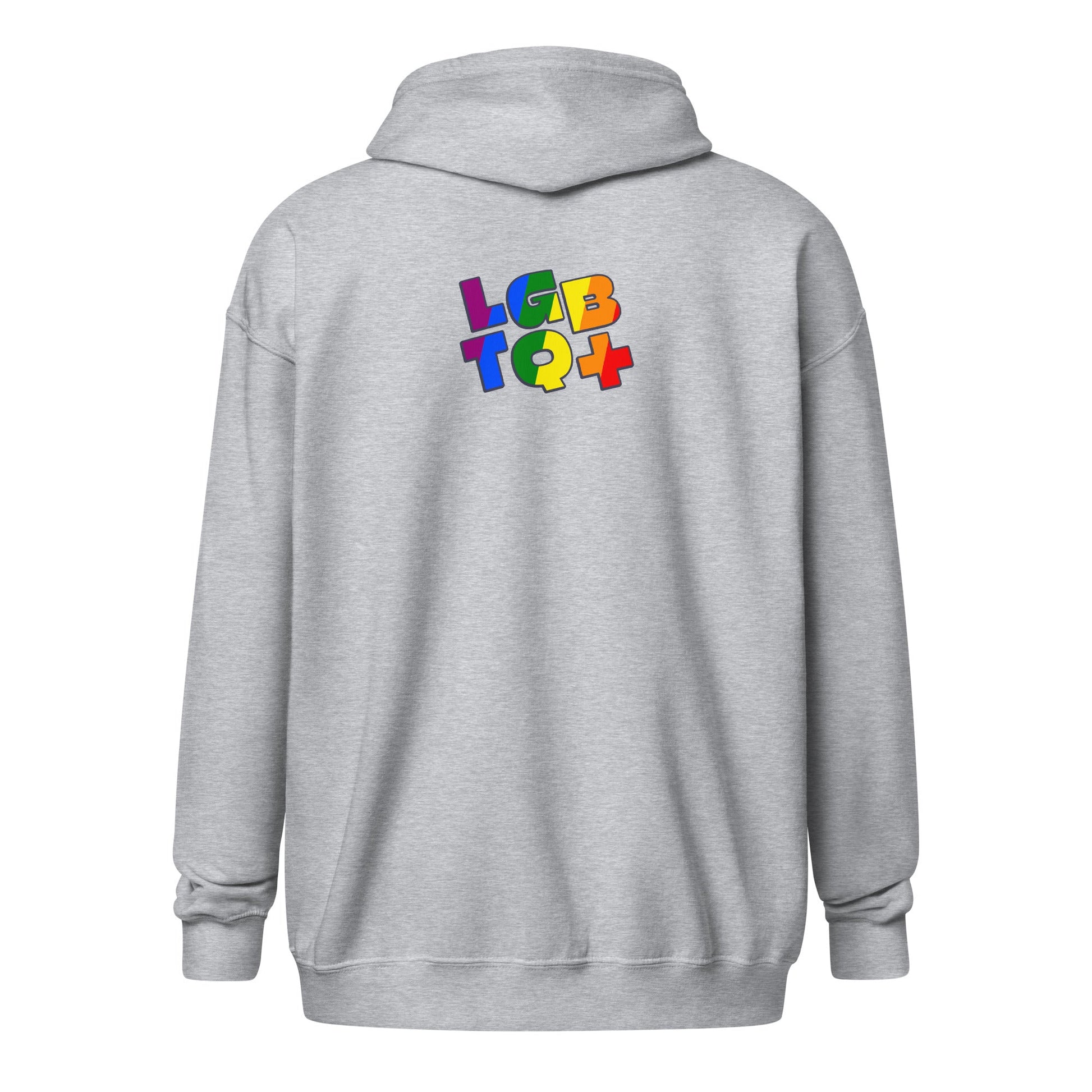 Unisex heavy blend zip hoodie - LGBTQ - Yallafit