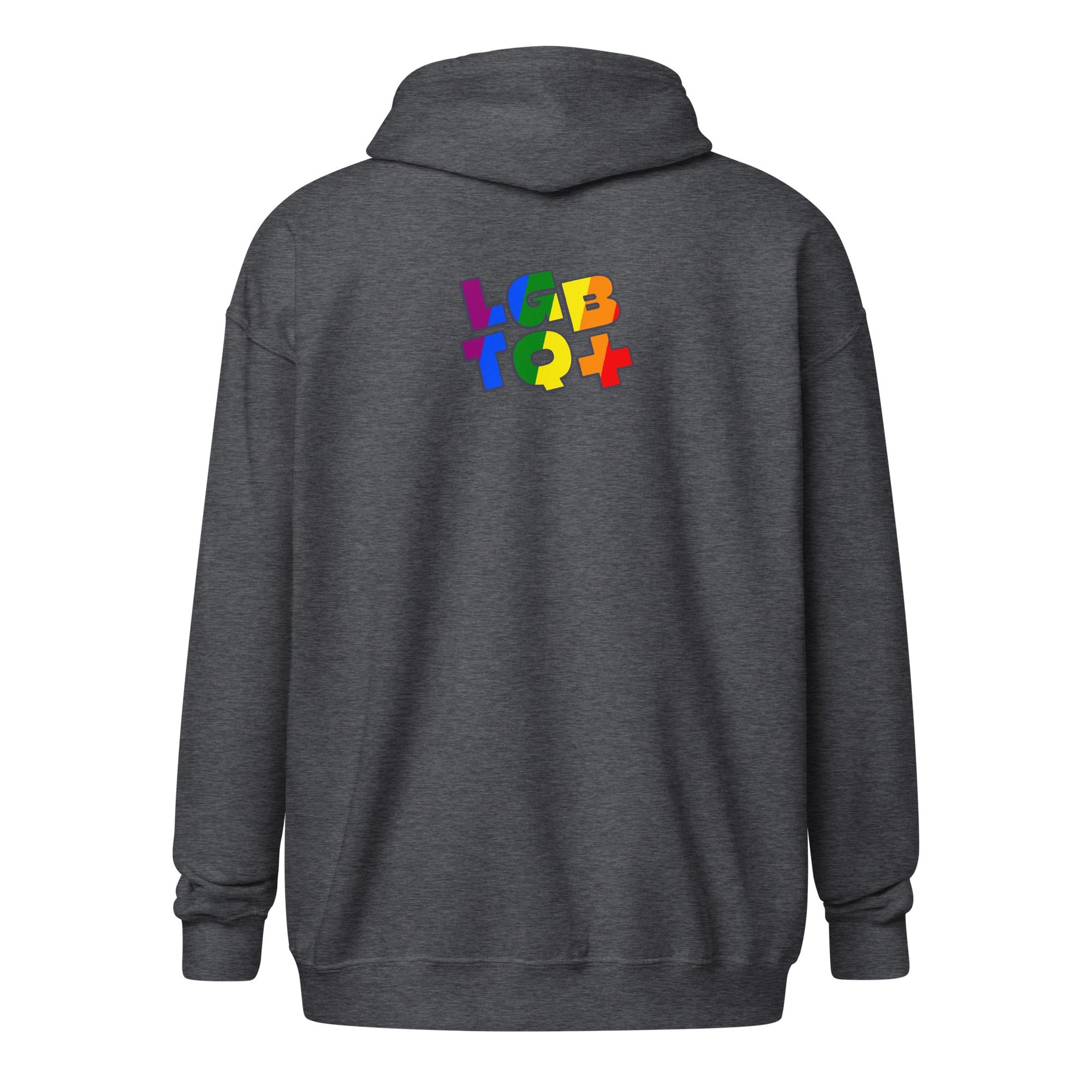 Unisex heavy blend zip hoodie - LGBTQ - Yallafit