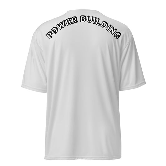 Unisex performance crew neck t-shirt back quote - Yallafit