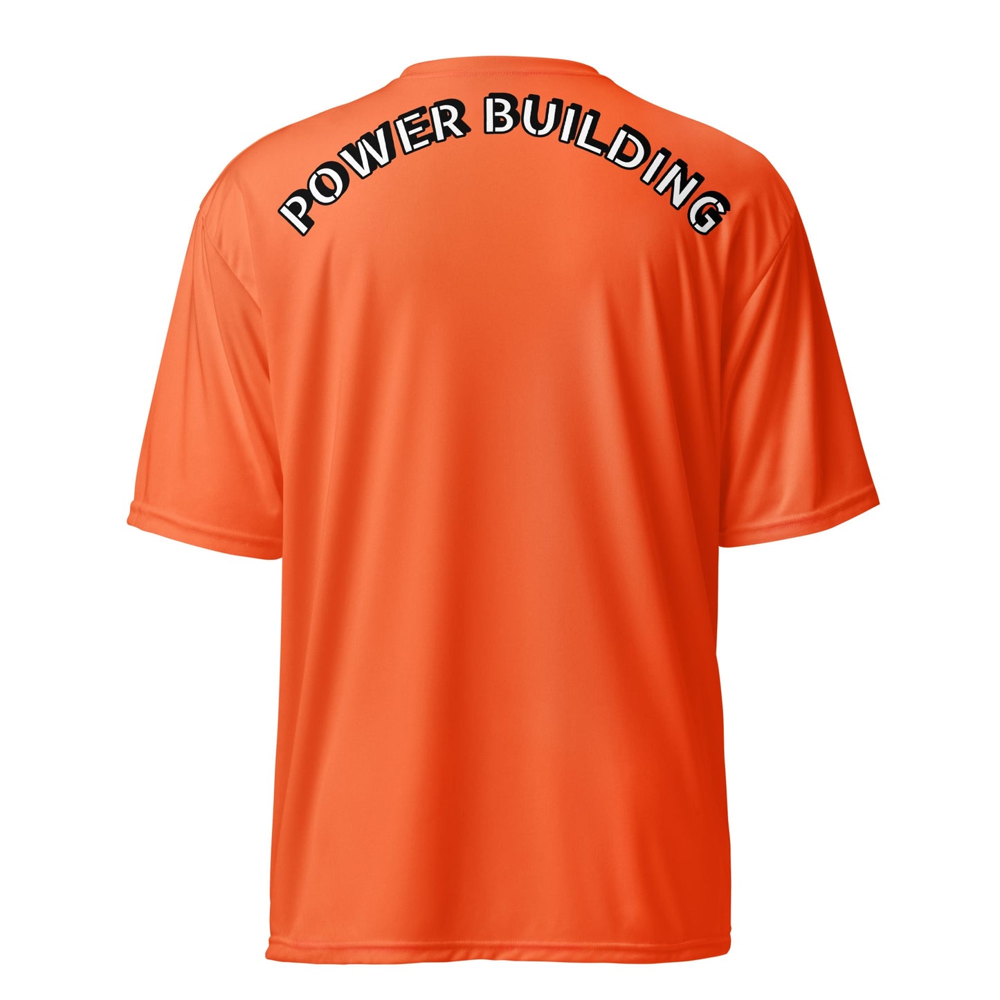 Unisex performance crew neck t-shirt back quote - Yallafit