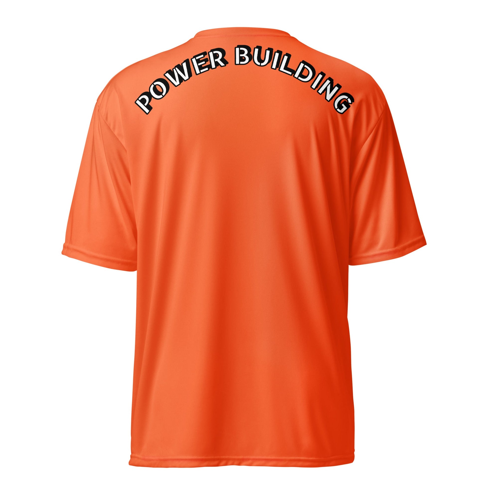 Unisex performance crew neck t-shirt back quote - Yallafit