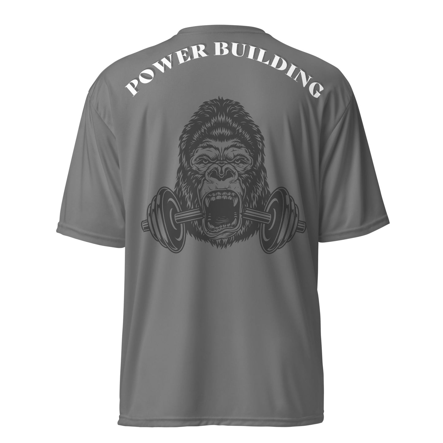 Unisex performance crew neck t-shirt POWER BUILDING - Yallafit