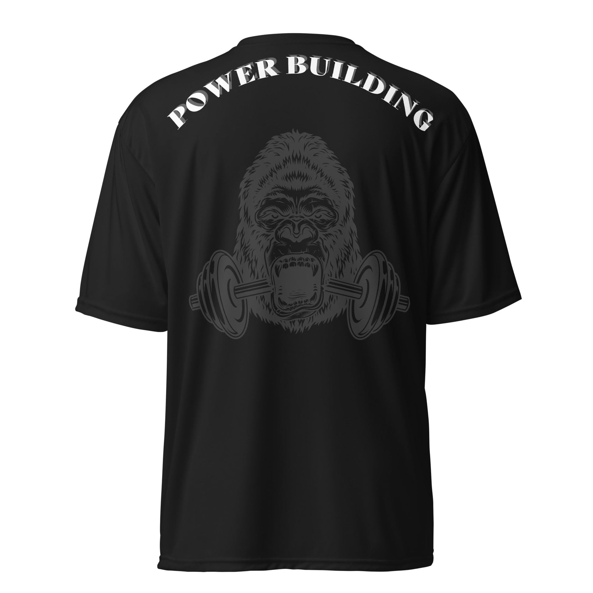 Unisex performance crew neck t-shirt POWER BUILDING - Yallafit