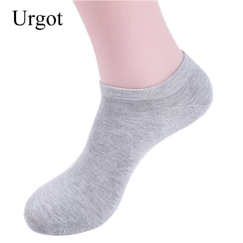 Urgot 3 Pairs/Lot Men Socks Cotton High Quality Casual Breathable Boat Socks Short Men Socks Summer Male Meias Calcetines Hombre - Yallafit