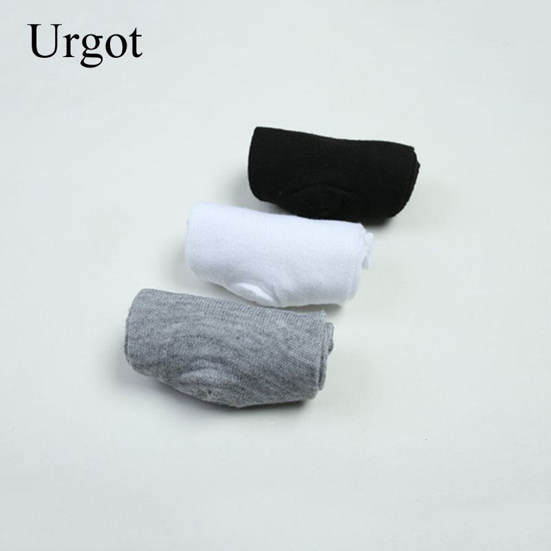 Urgot 3 Pairs/Lot Men Socks Cotton High Quality Casual Breathable Boat Socks Short Men Socks Summer Male Meias Calcetines Hombre - Yallafit
