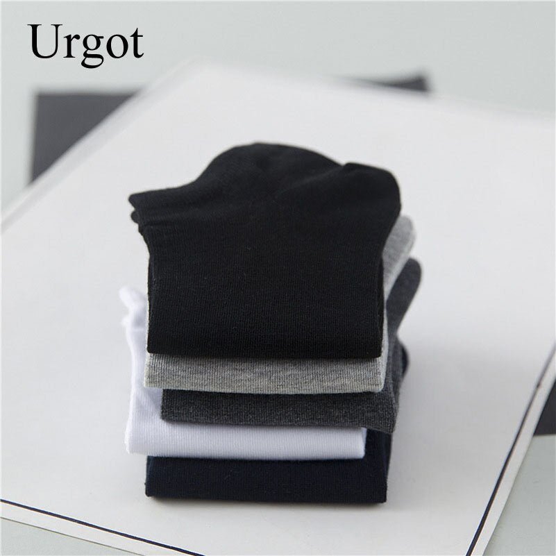 Urgot 3 Pairs/Lot Men Socks Cotton High Quality Casual Breathable Boat Socks Short Men Socks Summer Male Meias Calcetines Hombre - Yallafit