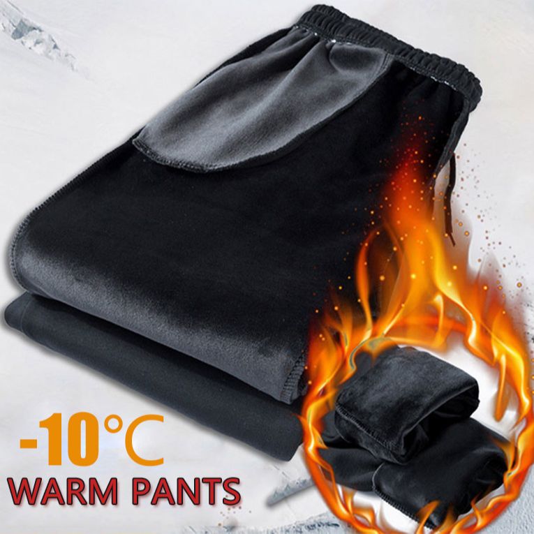 Varsanol Warm Sweatpants Men Cotton Thick Mens Pants Winter Oversized Joggers Men Clothing Streetwear Sports Fashion Trouser 5XL - Yallafit 0