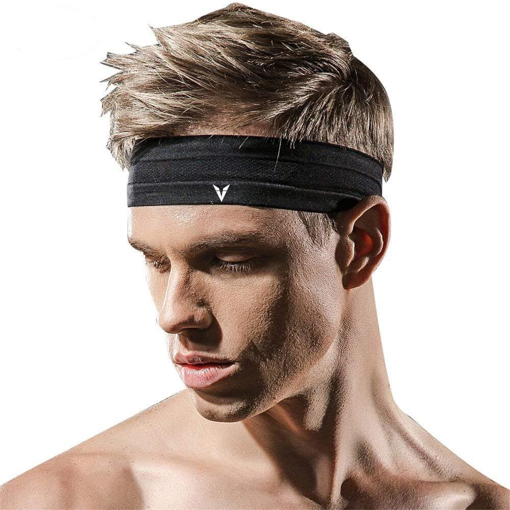 Veidoorn 1pcs Sweatband Moisture-Wicking Breathable Men Women Sports Elastic Headband for Fitness gym Running sport basketball - Yallafit 0