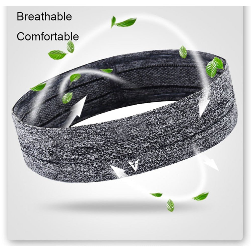 Veidoorn 1pcs Sweatband Moisture-Wicking Breathable Men Women Sports Elastic Headband for Fitness gym Running sport basketball - Yallafit 0