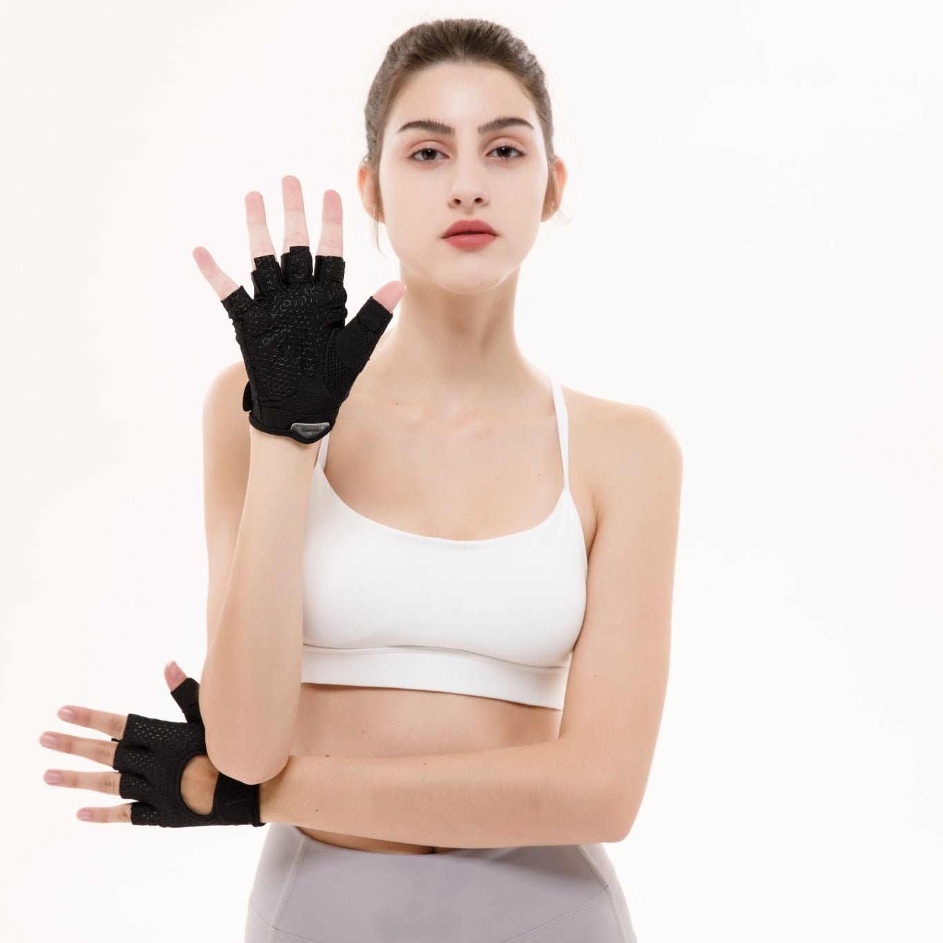 Veidoorn Professional Weight Lifting Gym Gloves Breathable Exercise Training Sport Gloves Fitness Cycling Workout Women Men Gril - Yallafit 0