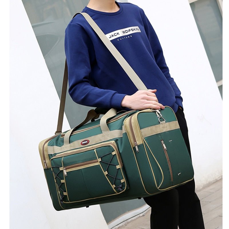 Waterproof Nylon Luggage Gym Bags Outdoor Bag Large Traveling Tas For Women Men Travel Dufflel Sac De Sport Handbags Sack XA15WD - Yallafit 0