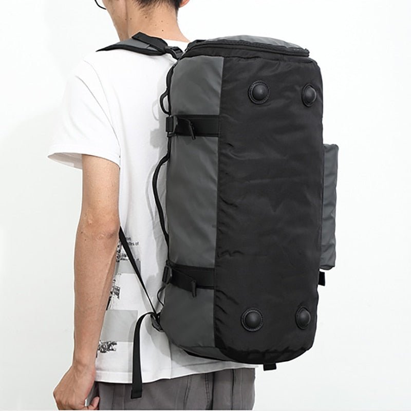 Waterproof Nylon Travel Bags Multifunctional Sports HandBag Business Backpack Gym Duffle Bag Outdoor Shoulder Bags XA315F - Yallafit 0