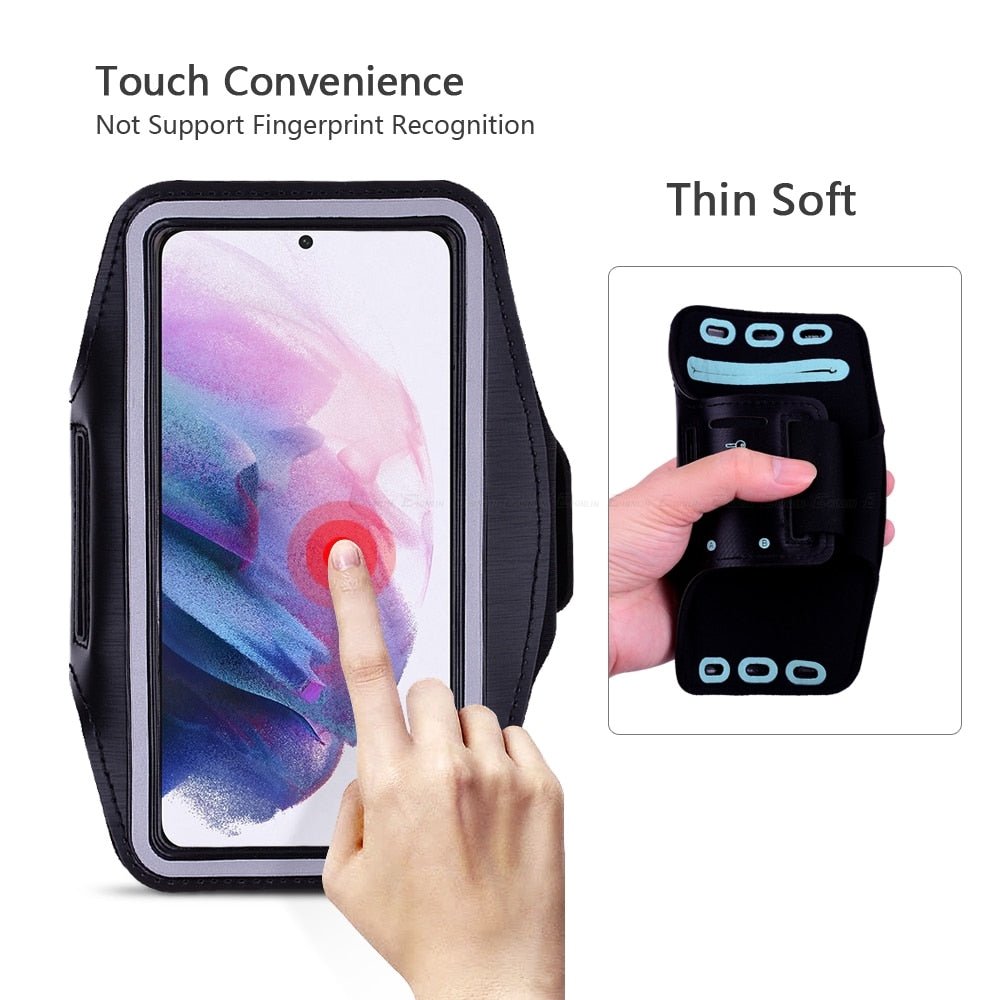 Waterproof Sport Running Gym Arm Band Case For Samsung Galaxy S23 S22 S21 S20 FE Note 20 10 5G Lite Plus Ultra A50 A70 A12 A52s - Yallafit