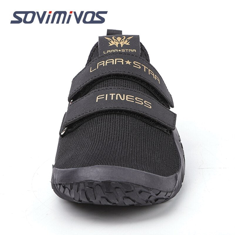 Weightlifting Squat Shoes for Men Women Weight Lifting Shoes for Powerlifting Deadlifting Crossfit Strap Lace-Up Gym Non-Slip - Yallafit