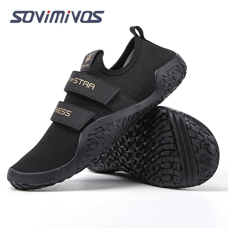 Weightlifting Squat Shoes for Men Women Weight Lifting Shoes for Powerlifting Deadlifting Crossfit Strap Lace-Up Gym Non-Slip - Yallafit
