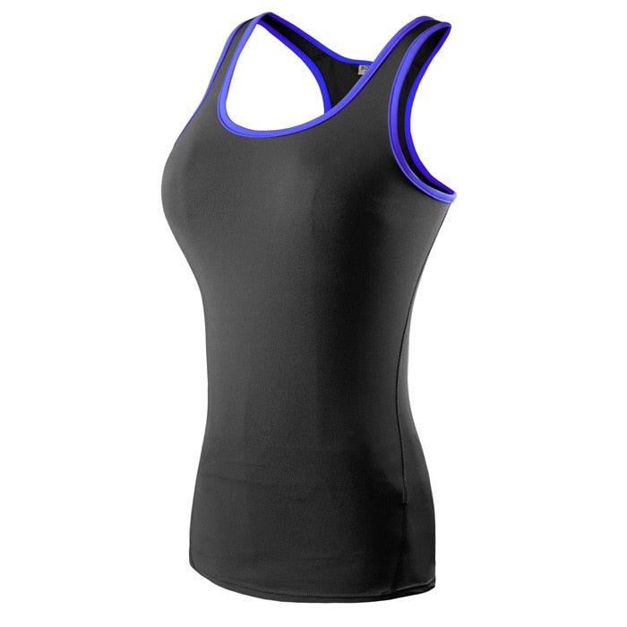 Women Fitness Sport Yoga Shirt , Sleeveless Sportswear GYM Blouses Running Vest Workout Crop Top Female T-shirt - Yallafit 0