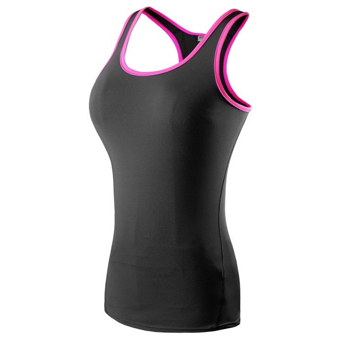 Women Fitness Sport Yoga Shirt , Sleeveless Sportswear GYM Blouses Running Vest Workout Crop Top Female T-shirt - Yallafit 0