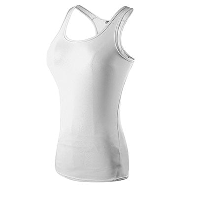 Women Fitness Sport Yoga Shirt , Sleeveless Sportswear GYM Blouses Running Vest Workout Crop Top Female T-shirt - Yallafit 0