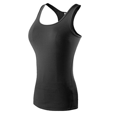 Women Fitness Sport Yoga Shirt , Sleeveless Sportswear GYM Blouses Running Vest Workout Crop Top Female T-shirt - Yallafit 0