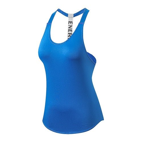Women Fitness Sport Yoga Shirt , Sleeveless Sportswear GYM Blouses Running Vest Workout Crop Top Female T-shirt - Yallafit 0