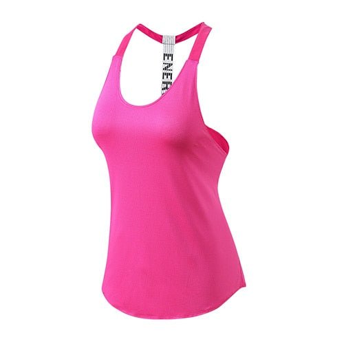 Women Fitness Sport Yoga Shirt , Sleeveless Sportswear GYM Blouses Running Vest Workout Crop Top Female T-shirt - Yallafit 0
