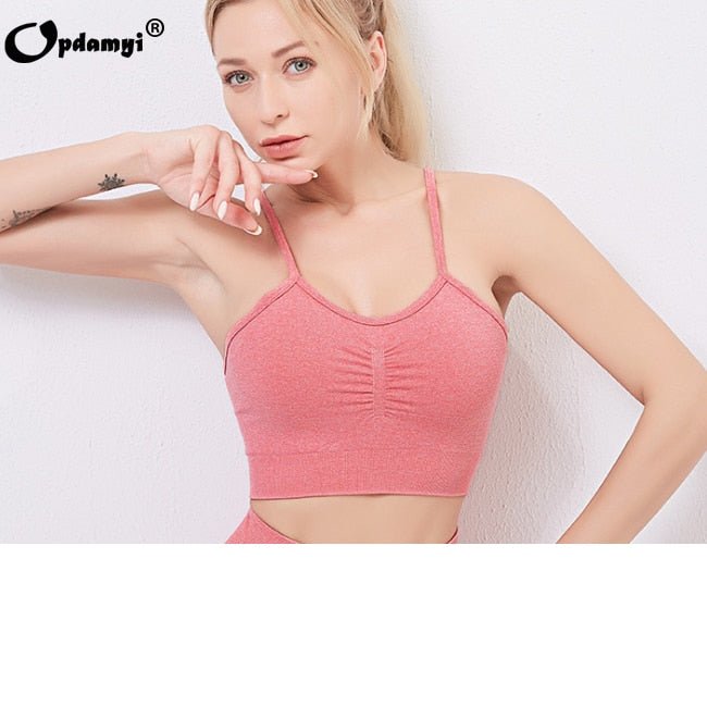 Women Seamless Yoga Set Sports Bra High Waist Leggings Fitness Sets Gym Shorts Running Sportswear Workout Clothes Sports Suits - Yallafit 0