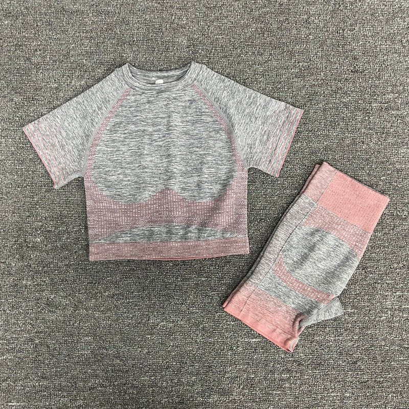 women yoga set gym clothing Female Sport fitness suit Running Clothes yoga top+ Leggings women Seamless gym yoga bra suits - Yallafit 0