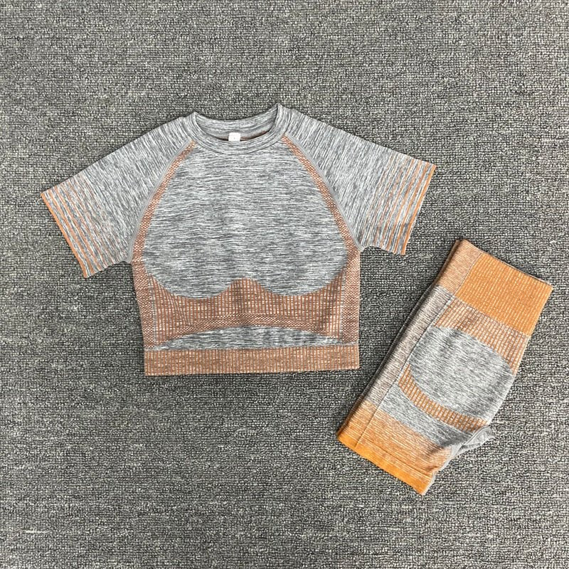 women yoga set gym clothing Female Sport fitness suit Running Clothes yoga top+ Leggings women Seamless gym yoga bra suits - Yallafit 0