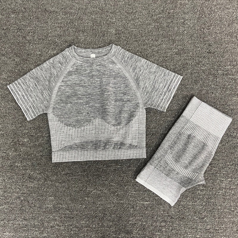 women yoga set gym clothing Female Sport fitness suit Running Clothes yoga top+ Leggings women Seamless gym yoga bra suits - Yallafit 0