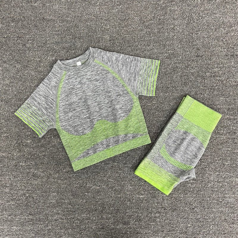 women yoga set gym clothing Female Sport fitness suit Running Clothes yoga top+ Leggings women Seamless gym yoga bra suits - Yallafit 0