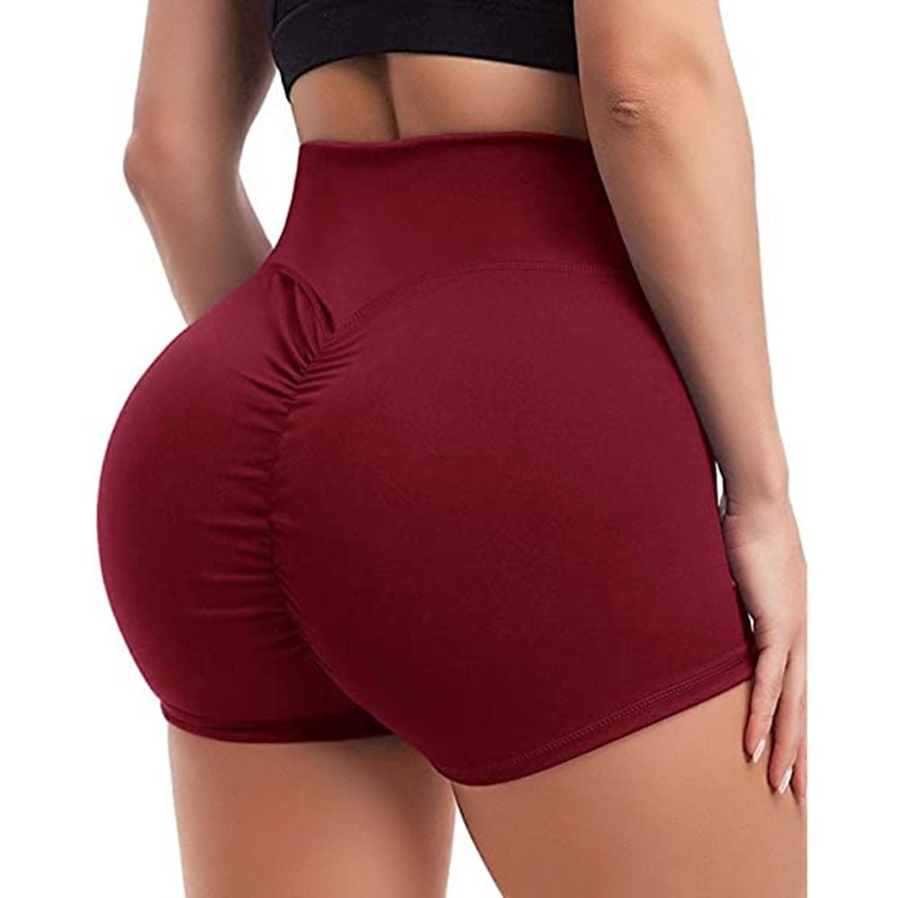 Women Yoga Shorts High Waist Push Up Quick Dry Breathable Sports Running Fitness Heart-shaped Beach Shorts Swimming yoga Leggins - Yallafit 0