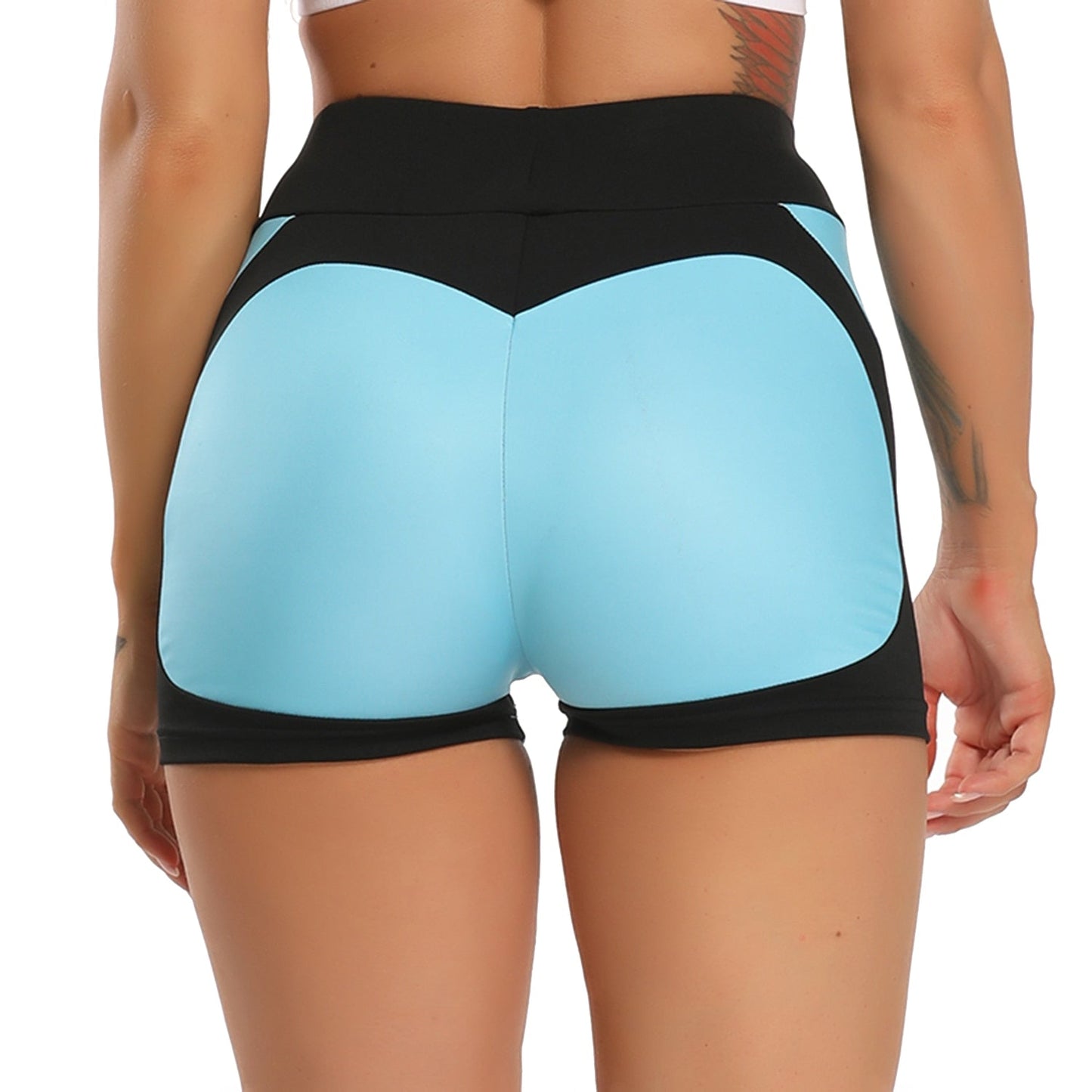 Women Yoga Shorts High Waist Push Up Quick Dry Breathable Sports Running Fitness Heart-shaped Beach Shorts Swimming yoga Leggins - Yallafit 0