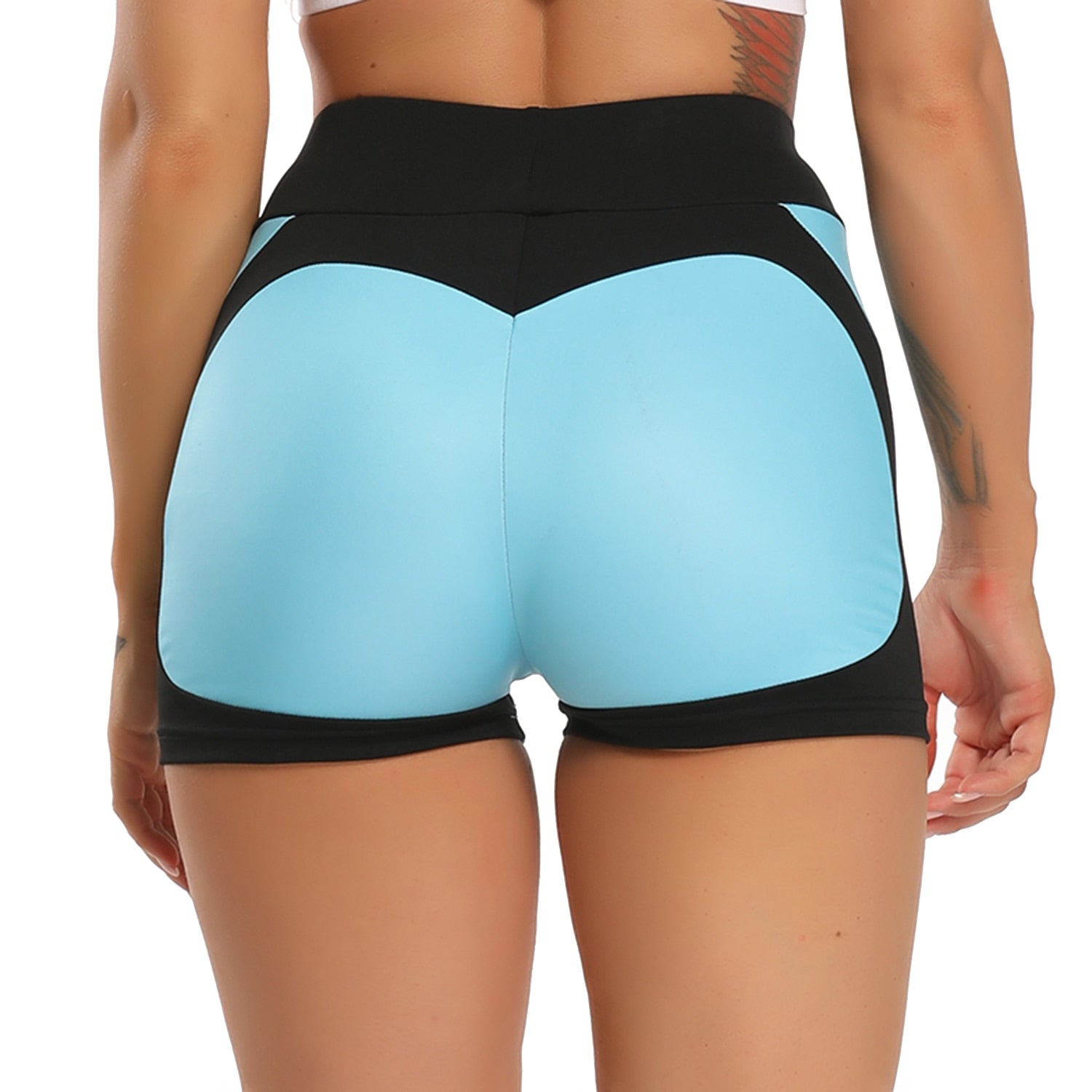 Women Yoga Shorts High Waist Push Up Quick Dry Breathable Sports Running Fitness Heart-shaped Beach Shorts Swimming yoga Leggins - Yallafit 0