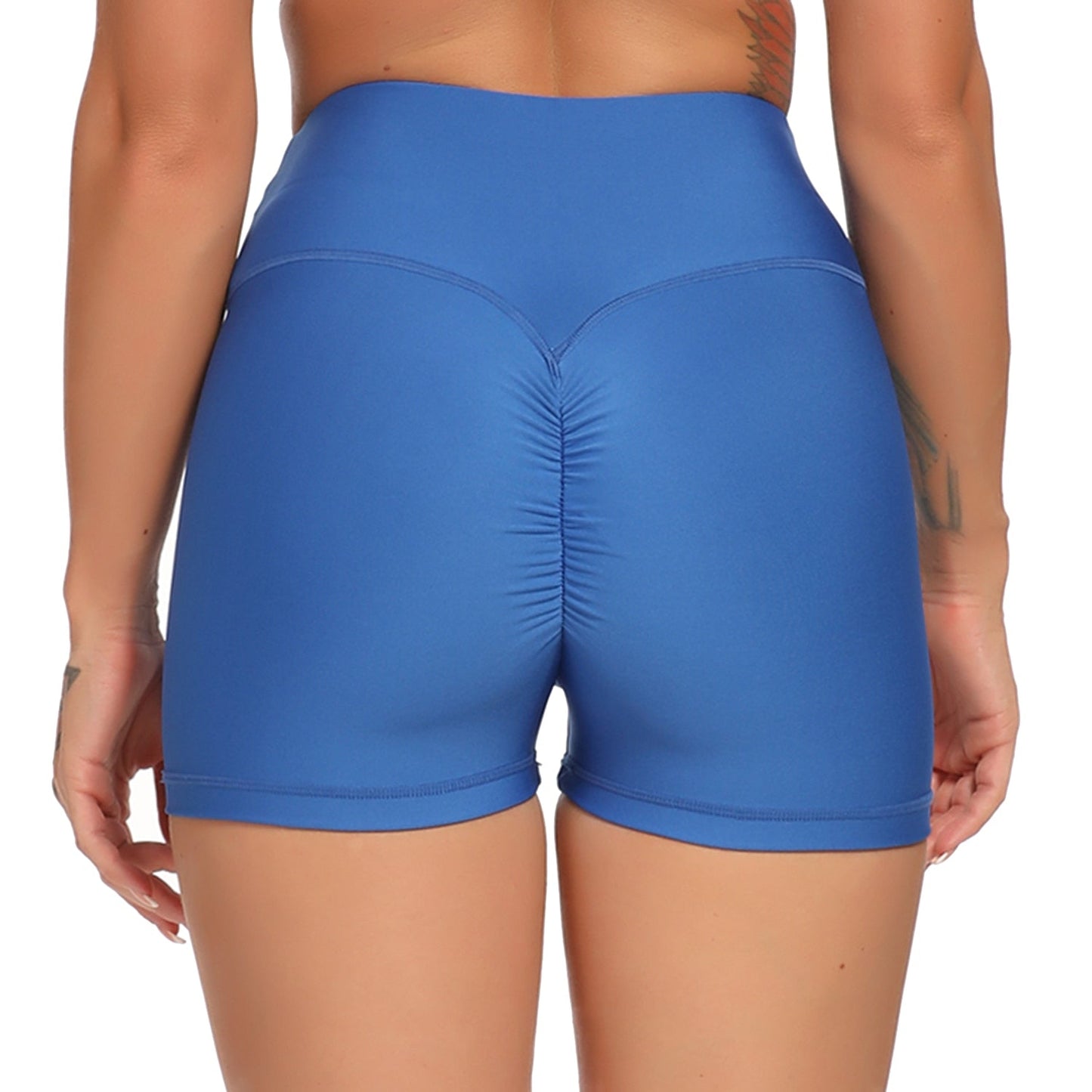 Women Yoga Shorts High Waist Push Up Quick Dry Breathable Sports Running Fitness Heart-shaped Beach Shorts Swimming yoga Leggins - Yallafit 0