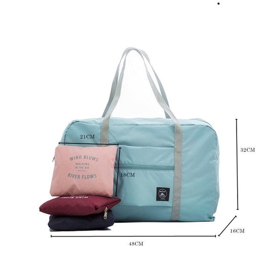 Women's Travelling Gym bags Portable Female Folding Storage Sports Bag Large Capacity Women Fitness Sport Bag Male Tie Case - Yallafit 0