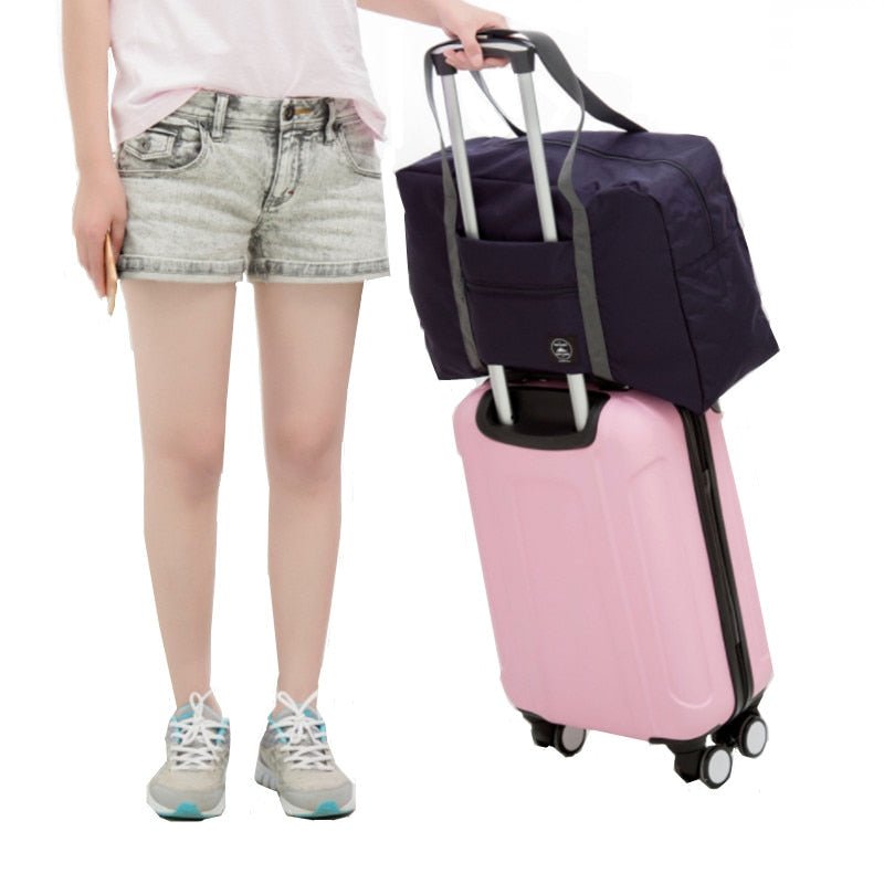 Women's Travelling Gym bags Portable Female Folding Storage Sports Bag Large Capacity Women Fitness Sport Bag Male Tie Case - Yallafit 0