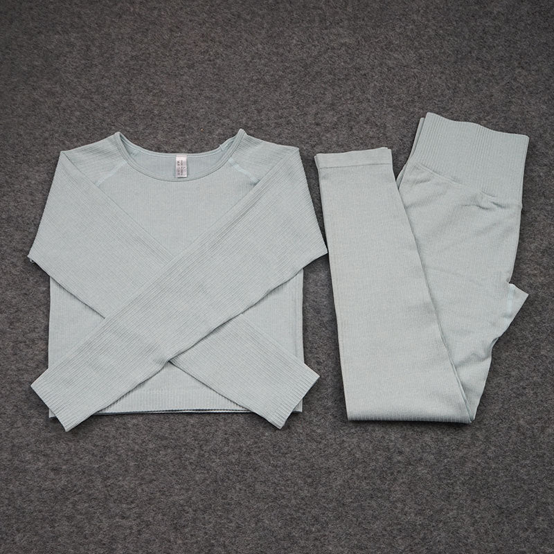 Workout Clothes For Women 2 Piece Gym Yoga Set Running Slim fit Sportswear Women Gym Clothing Sports Bras and pants Sports Wear - Yallafit 0