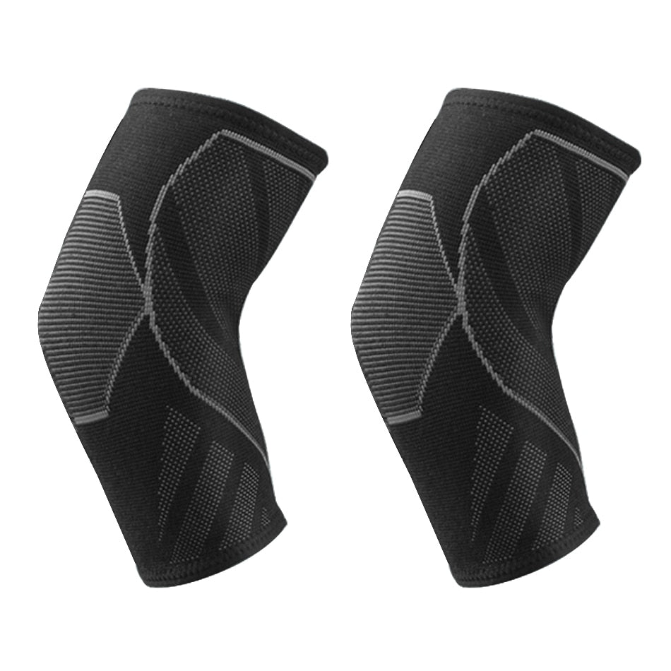 WorthWhile 1 PC Compression Elbow Support Pads Elastic Brace for Men Women Basketball Volleyball Fitness Protector Arm Sleeves - Yallafit