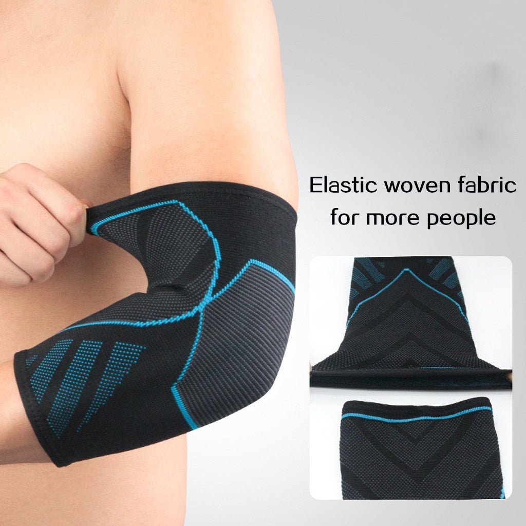 WorthWhile 1 PC Compression Elbow Support Pads Elastic Brace for Men Women Basketball Volleyball Fitness Protector Arm Sleeves - Yallafit