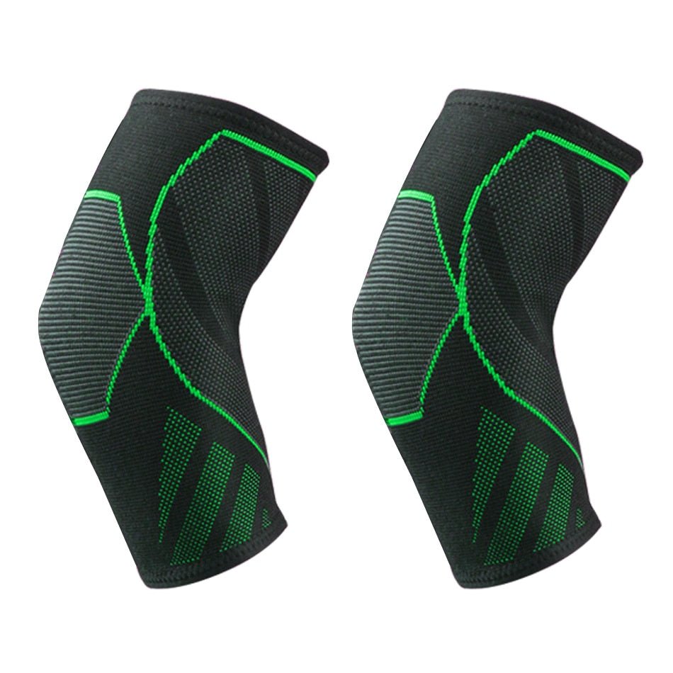 WorthWhile 1 PC Compression Elbow Support Pads Elastic Brace for Men Women Basketball Volleyball Fitness Protector Arm Sleeves - Yallafit